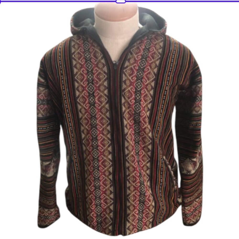 Fleece Lined Boho Jacket men/women Pre-Loved Sz XL